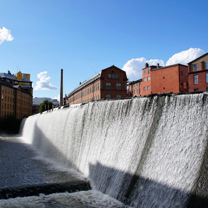 Historisches Industrieviertel Linköping 