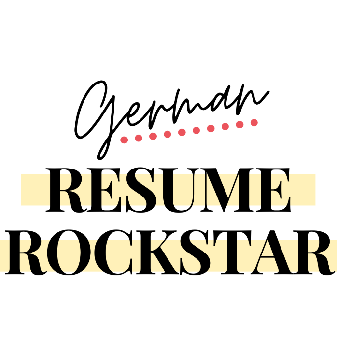 German Resume Rockstar Logo-Virtual Career Workshop