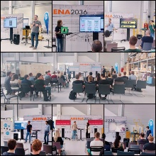Collage with impressions from Demo Day.