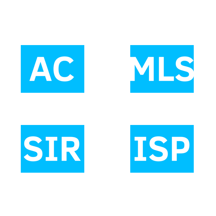 Kürzel der Abteilungen des KI-Instituts: AC, MLS, SIR, ISP.